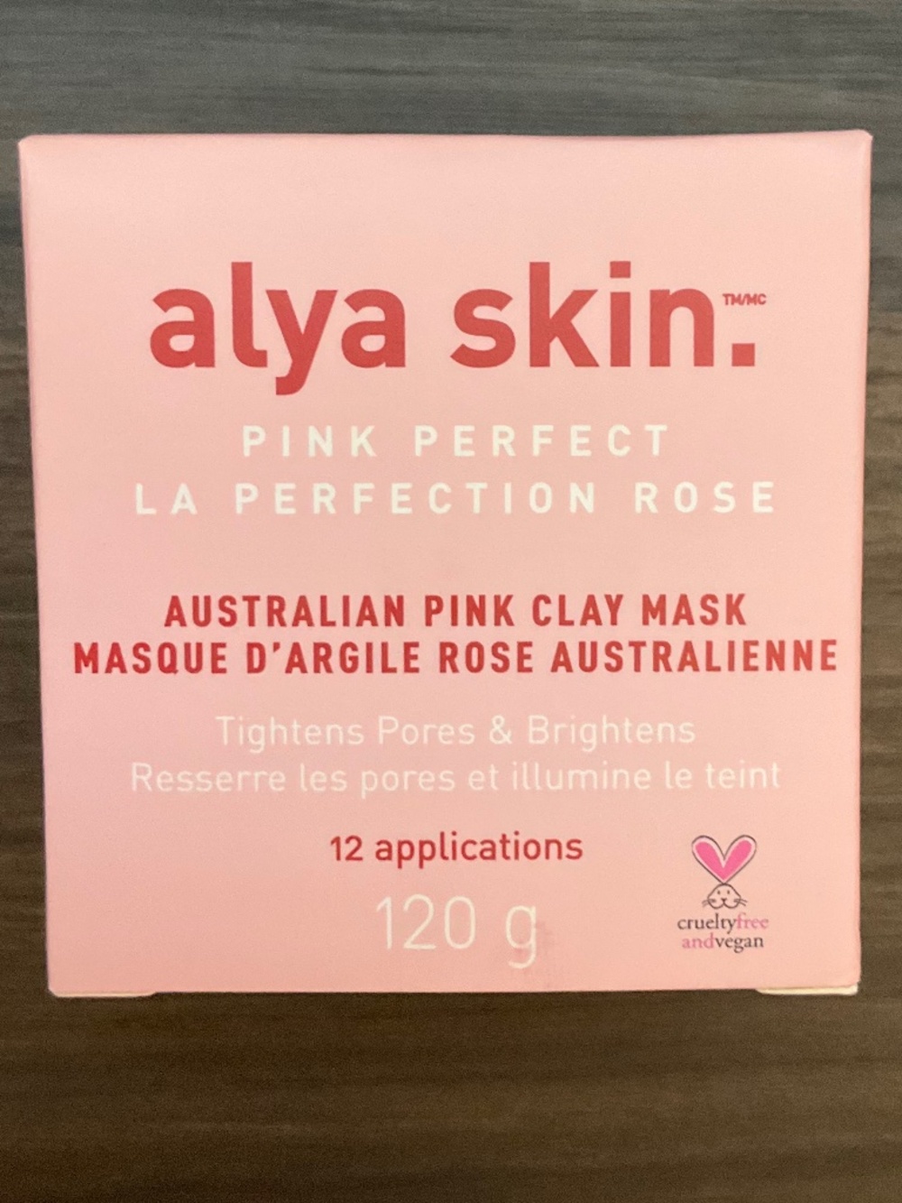 NWT Alya Skin Pink Perfect Australian Pink Clay Mask 120 g / 12 applications